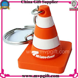 Customized Soft PVC Keychain for Plastic Keyring Gift