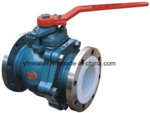 PFA Lined 2-Pieces Ball Valve for Chemical