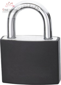 High Quality Aluminum Color Plastic Cover Padlock 30mm